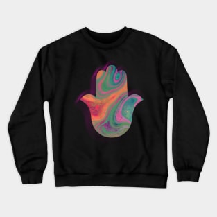 hamsa marble Crewneck Sweatshirt